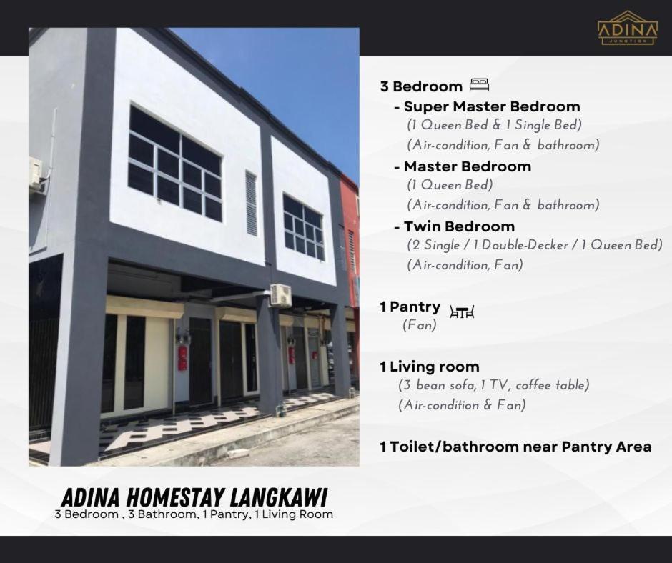 Adina Homestay Langkawi ~Spacious Homestay~ Куа Екстериор снимка